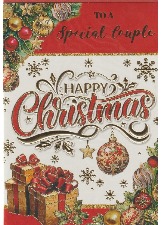 To A Special Couple Happy Christmas